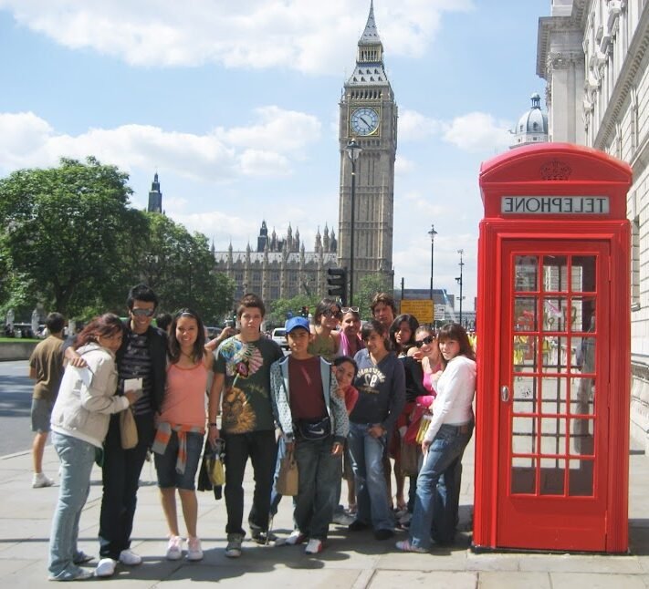 Estudiantes en Londres